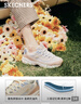 斯凯奇（Skechers）新年礼物奶茶熊女鞋冬厚底老爹鞋软底百搭熊猫鞋休闲运动鞋149238 实拍图