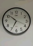 康巴丝（Compas）挂钟客厅钟表 简约石英钟表挂墙时钟 3294A 黑色 实拍图