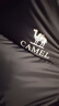 骆驼（CAMEL）[黑钻3.0]羽绒服男90%绒保暖时尚显瘦高蓬羽绒服女 A13CAPN110A5，幻影黑 ，中性（金箔内） M 实拍图
