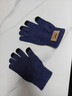匹克匹克冬季保暖手套防寒针织毛线手套户外骑行电动车防滑可触屏藏青 实拍图
