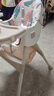 智贝宝宝餐椅可折叠便携式可坐可躺婴儿吃饭座椅儿童餐桌椅803-C沐粉 实拍图