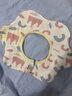 爱贝迪拉（AIBEDILA）婴儿口水巾纯棉围嘴360度旋转宝宝用品口水兜新生儿防水围兜4条装 实拍图