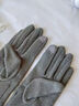秋冬季手套女加绒加厚户外骑行电车开车防风防寒触屏冬天保暖手套 【男士三线】-灰色 均码 实拍图