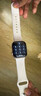 Apple/苹果 【新年礼】Watch S11 智能手表GPS款46毫米玫瑰金色铝金属表壳淡桃粉色运动型表带M/L 实拍图