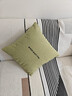 海澜之家（HLA）棉麻抱枕靠枕轻奢超柔简约靠背垫客厅靠枕套含芯纯色靠包沙发靠垫 简约 抹茶绿 枕套+枕芯【45*45cm】 实拍图