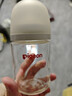 贝亲（Pigeon）玻璃奶瓶宽口径防胀气160ml S号奶嘴 1月+ AA186  实拍图