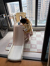 芭蕾鹿滑滑梯儿童室内家用宝宝滑梯秋千二合一家庭多功能游乐场小型乐园 城堡款单滑梯【卡其棕】 实拍图