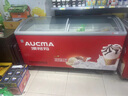 澳柯玛（AUCMA）商用卧式大容量展示柜商超组合岛柜弧形玻璃门雪糕海鲜冻品1.9米零下30℃冷冻702升一级能效SD-702 实拍图