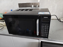 格兰仕（Galanz）微波炉烤箱一体机光波20L家用700W节能平板易清洁智能菜单多功能小型烧烤解冻预约DG 全新机器 实拍图