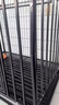 北鼻狗【升级全管加强 】狗笼中型犬大型犬狗笼子宠物狗狗笼子金毛用品 升级四面全管底部加强 黑色 94*64*85CM 建议70斤内 实拍图