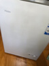 海尔（Haier）100L单温冰柜小型家用小冰柜商用减霜一级能效冷藏冷冻转换深冷冷柜小冰箱BC/BD-100GHW9D国家补贴 实拍图