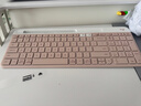 罗技（Logitech）时尚系列 K580 键盘 蓝牙键盘 办公键盘 无线键盘 便携超薄键盘 笔记本键盘 平板键盘  茱萸粉 实拍图