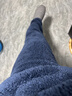 京东京造【10A抗菌】抗静电珊瑚绒睡衣男士睡衣保暖家居服情侣套装藏青色M 实拍图