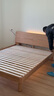 源氏木语全实木床现代简约橡木多功能主卧大床北欧风小户型卧室夜灯双人床 橡木原木色高铺1.5*1.9m无垫 实拍图