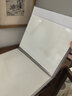 银尘1-8寸覆膜麻布自粘贴式白卡手工DIY个性制作毕业相册情侣家庭纪念册儿童宝宝成长影集相簿本收纳 10寸棉麻拾光留影（可放1-8寸照片）20面 白色内页款 实拍图