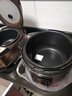 瑞雯美的电压力锅内胆4L/5L/6L升电高压锅锅胆不粘锅配件内锅芯胆芯 美的5L升黑晶内胆 实拍图