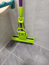 妙洁胶棉拖把27cm杆长120共2头滚轮式懒人家用一拖净免手洗海绵吸水 实拍图
