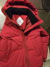 鸭鸭王一博同款1号红色羽绒服男女短款2025冬季最新款加厚防寒外套DY 中国红色 S 165  (推荐80-110斤) 实拍图