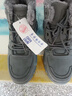 回力(Warrior)男靴加绒保暖马丁靴子男士休闲鞋子男0816 灰色加绒 43 实拍图