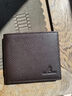 稻草人男士钱包短款商务头层牛皮横款两折票夹多卡位钱夹情人节礼物 实拍图