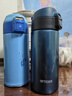 虎牌（TIGER）轻量便携弹盖保温保冷水杯子MMJ-A36C-AM蓝莓冰沙360ml 实拍图