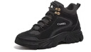 骆驼（CAMEL）工装靴女户外高帮鞋增高厚底休闲马丁靴 L24A283649 卡其 38  实拍图