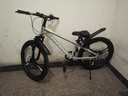 凤凰（Phoenix）儿童山地自行车6-18岁青少年成人单车男女碟刹减震变速24寸灰绿色 实拍图