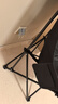 小魔户外折叠椅 折叠靠背椅加高月亮椅露营折叠凳子便携躺椅钓鱼椅 黑 实拍图
