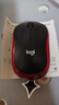 罗技（Logitech）M185鼠标 无线鼠标 办公鼠标 对称鼠标 黑色红边 带无线2.4G接收器 实拍图