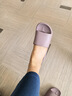 京东京造【抗菌皮纹拖】eva软弹拖鞋居家室内防臭浴室凉拖 灰褐色 42-43 实拍图