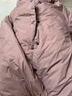 MUJI女式轻量羽绒便携式无领夹克羽绒服女款长袖25年冬季女装外套轻薄 烟熏粉色 XL （165/92A） 实拍图