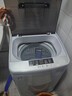 小鸭【官方店】全自动洗衣机小型宿舍迷你母婴儿童小孩宝宝专属家用出租房预约洗脱一体洗衣机小型迷你 7.5kg全自动【智能风干+终身联保】透明黑 波轮 全自动洗脱一体 实拍图