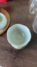 汝道（RUDAO）汝窑茶杯品茗杯功夫茶具单杯可养蝉翼开片汝瓷杯子个性茶杯主人杯 禅定牡丹杯70ml 实拍图