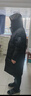雪中飞秋冬新款时尚休闲舒适廓形男士“H”版型印花立领连帽羽绒服男 黑色|8056 3XL /190/108A 实拍图