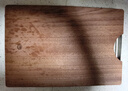 京东京造 菜板 砧案板切菜家用双面实木抗菌 【乌檀整木】40*27*2.5cm 实拍图