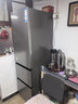 海尔（Haier）「真省电」310L三门冰箱黑金净化一级能效风冷无霜BCD-310WGHD3E7WV(银)国家补贴 实拍图