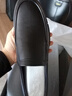 奥康（Aokang）官方春秋季流行商务休闲皮鞋男士舒适百搭一脚蹬鞋子男黑42码 实拍图
