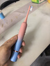 博皓（prooral）声波电动牙刷护龈压感提醒 自动牙刷成人充电式 情侣款 生日礼物T33 粉蓝 实拍图