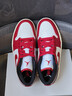 耐克（NIKE）女鞋AJ1 LOW 26新款低帮时尚潮流运动婚鞋红色经典板鞋复古休闲鞋 DC0774-160 36.5 实拍图