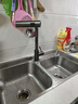 京东京造水龙头厨房 洗菜盆冷热抽拉式三功能304不锈钢飞雨瀑布水槽龙头 实拍图