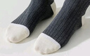 FitonTon10双袜子男士秋冬季防臭袜子10A抗菌棉袜中筒袜运动袜长筒篮球袜 实拍图
