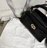 CHARLES&KEITH鳄鱼纹凯莉包手提斜挎婚包包女包生日情人节礼物CK2-50270880-1 Black黑色 S 实拍图