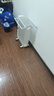美的（Midea）【白玉】取暖器/电暖器/电暖气家用/烤火炉/13片节能速热/电热油汀/油酊/加热器/烘衣加湿HYX22N 实拍图