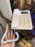飞利浦（PHILIPS）有绳电话机座机 固定电话 办公家用 双接口 免电池 免提通话 一键拨号 黑名单 TD2815 白色 实拍图
