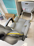 锦汐电脑椅办公椅子电竞椅家用人体工学椅老板椅主播靠背椅皮革转椅 灰色+4级杆+乳胶【二代升级】 实拍图