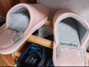 利达妮（TZLDN）室内棉拖鞋女款防滑秋冬季棉居家女士家居情侣毛布拖鞋 实拍图
