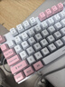 银雕(YINDIAO) K500键盘彩包升级版 机械手感 游戏背光电竞办公 USB外接 全尺寸 白粉双拼混光有线键盘 实拍图
