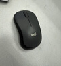 罗技（Logitech）M185鼠标 无线鼠标 办公鼠标 对称鼠标 黑色灰边 带无线2.4G接收器 实拍图