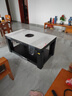 富炬电暖桌升降烤火茶几电暖炉取暖桌烤火桌长方形家用多功能电炉取暖茶几电炉茶几电烤炉烤火炉 简尚120*70电陶炉语音升降+滑轮移动+恒温 实拍图