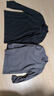 京东京造长袖T恤摇粒绒秋冬加绒冲锋衣半高领卫衣叠穿打底 黑色 XL 实拍图